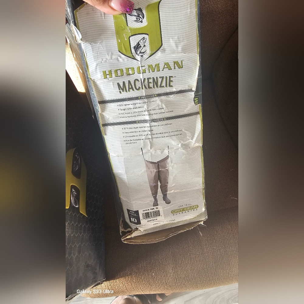Hodgman Cleated Chest BootFoot ~ Size 10